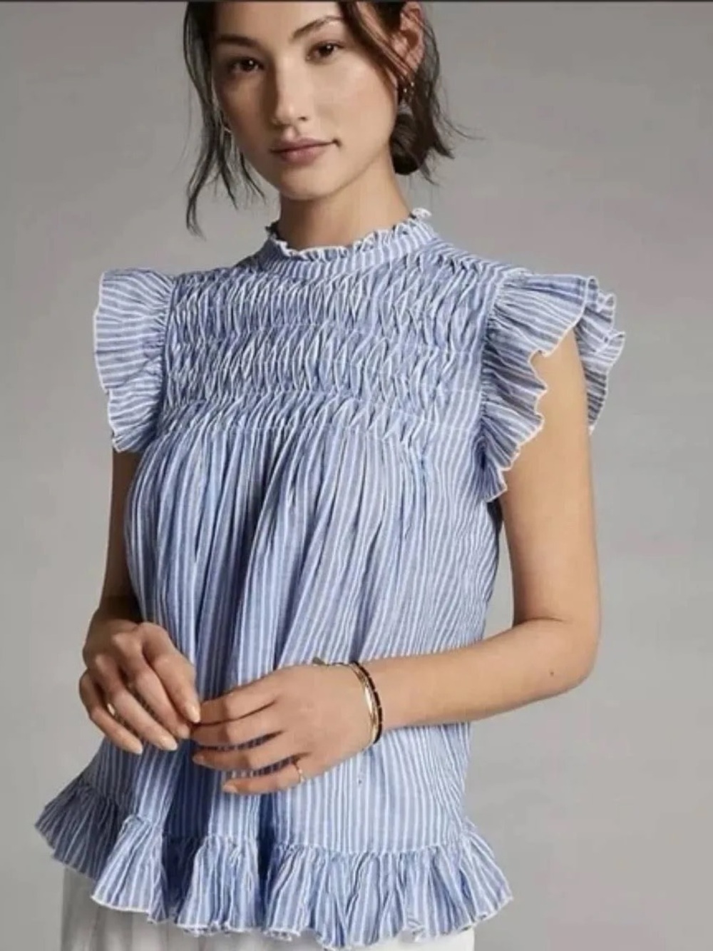 Anthropologie Ruffle Blouse - Picture 1 of 3